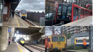 Trains around the Stratford Mainline West Ham Stratford Stratford International [upl. by Azenav]