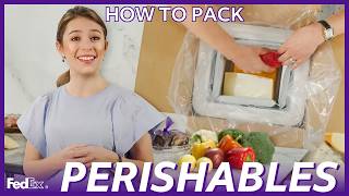 How to pack and ship perishables refrigerated food – FedEx [upl. by Novat411]