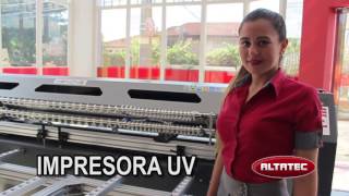 Altatech  Impresora UV [upl. by Ecirtaeb]