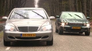 Klokje Rond  Jaguar XJ VS Mercedes Sklasse [upl. by Ykcor624]