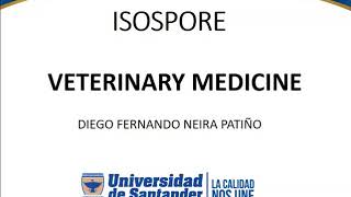 Isospora  Parasitologia Veterinaria [upl. by Groves]