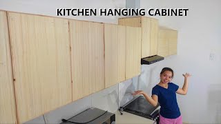 DIY Kitchen Hanging Cabinet with Range Hood [upl. by Seda]