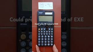 n choose r Binomial Coefficient on Casio fx991CW calculator [upl. by Ruhtua139]