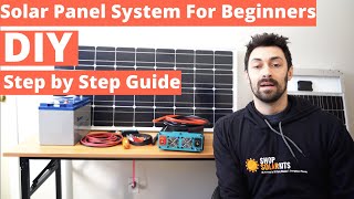 100 Watt Solar Panel Kit Beginner SetUp  How to and Step by Step Solar Kit Instructions [upl. by Akener208]