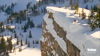 World Record Ski Jump  255 Foot Cliff [upl. by Konikow]