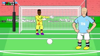 ONANA vs HAALAND🤣 Man City vs Man Utd Penalty Shootout Community Shield 2024 [upl. by Lafleur]