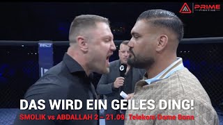 Smolik vs Abdallah  Interview bei NFC 19 mit Mark Bergmann [upl. by Meelak]