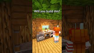 Minecraft Starter Treehouse🏡 Worlds Smallest Violin shorts minecraft [upl. by Idnyl661]