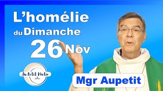 Évangile et homélie du Dimanche 26 Novembre  Avec Mgr Aupetit [upl. by Eskil]