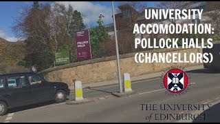 EDINBURGH UNIVERSITY ROOM TOUR POLLOCK HALLS CHANCELLORS  HADDY JENG [upl. by Fellows]