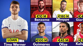 NEW CONFIRMED amp RUMOURS TRANSFERS WINTER 2024🔥Benzema Werner Mbappé LeãoIscoGuirassy Olise 💰 [upl. by Lilybelle]