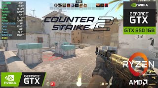 Counter Strike 2  Ryzen 5 5500  GTX 650 [upl. by Eseilana]