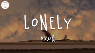 Akon  Lonely Lyric Video [upl. by Lehcyar169]