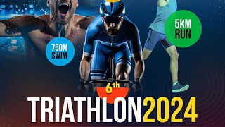 TRIATHLON2024 ￼ present by ￼ Calicut pedallers kerala triathlon cycling swimming running [upl. by Farman899]