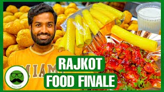 Finale Rajkot Food Tour with Veggie Paaji  Bhungra Batata Chikki Penda amp More [upl. by Launce]