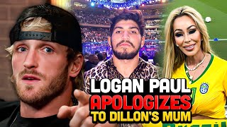 Logan Paul APOLOGIZES To Dillon Daniss Mum [upl. by Zena]