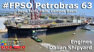 FPSO Petrobras P63 at Shipyard [upl. by Loleta]