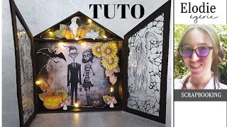 Création dune Boîte Vitrail pour Halloween avec Elodie  DIY Déco Effrayante et Artistique [upl. by Minni]