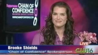 Brooke Shields promoting Tupperwares Chain of Confidence January 16 2009 [upl. by Redmer941]