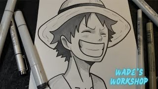 Watch me bring Luffy from monkey d to life with my drawing skills  One Piece [upl. by Akinhoj]