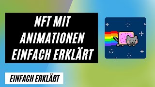 ANIMATION WAS IST NFT  KURZ UND EINFACH ERKLÄRT NonFungibleToken [upl. by Gabriellia]