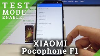 How to Boot into Test Mode in XIAOMI Pocophone F1  CIT MODE  Hardware Test [upl. by Ekim]