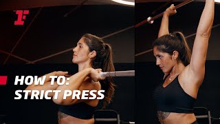 HowTo Strict Press richtig ausführen für maximale Schulterkraft 🏋🏻 I 5 [upl. by Rochester]