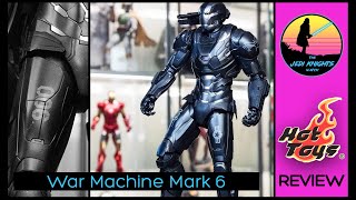 Hot Toys War Machine MK6 Avengers Endgame Unboxing amp Review [upl. by Verne]