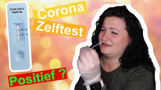 CORONA ZELFTEST HOE WERKT HET  IK PROBEERDE DE CORONA ZELFTEST UIT  Sangie Nutbey [upl. by Ellerey]