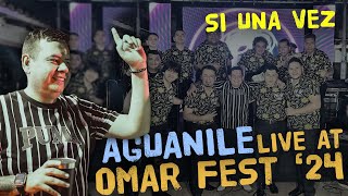 Si Una Vez Live at OmarFest 24  Aguanile Orquesta [upl. by Lukash]