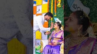 Seemantham❤️ seemanthamceremony maternity babyshower traditional couple function saree love [upl. by Dickman]