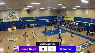 Junior Varsity Boys Basketball  Good News vs Suburban [upl. by Hanser26]