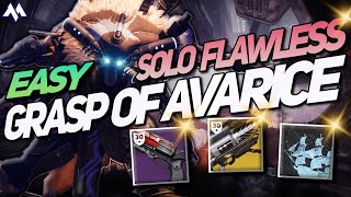 SOLO FLAWLESS GRASP OF AVARICE How ANYONE Can SOLO GRASP OF AVARICE SOLO Gjallarhorn  Destiny 2 [upl. by Ydnic511]