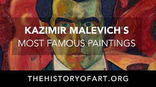 Kazimir Malevichs Most Famous Paintings [upl. by Aneetak553]