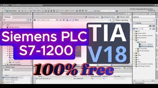 Part1 How to install Siemens PLC S71200 TIA V18 for 100 free [upl. by Ahsinrats]