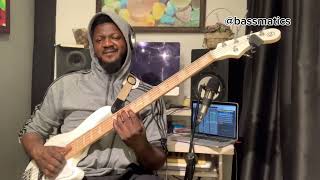 Evidence  Tim Godfrey amp Moses Bliss Bass cover  Bassmatics [upl. by Haeli]