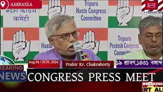 CONGRESS PRESS MEET ON AUGUST 042024 agtlive24x7 [upl. by Noret]