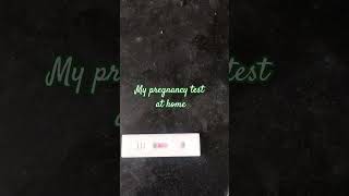 Pregnancy test at homepregnancy testbaby ytshortstrending shorts [upl. by Adnil]