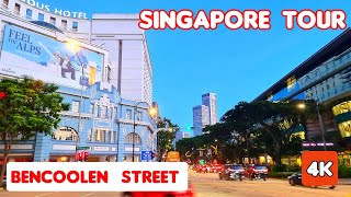 Singapore City Tour  Bencoolen Street [upl. by Sivart]