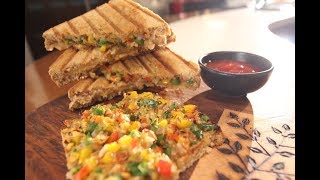 Chilli Cheese Toast  Family Food Tales with Mrs Alyona Kapoor  Sanjeev Kapoor Khazana [upl. by Selbbep]