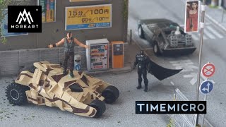 Timemicro Moreart The Dark Knight rises Batmobile with Bane figure Unboxing Review [upl. by Ammej]