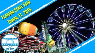 Florida State Fair 2019  Gator Meat Greasy Food Fun Rides amp Cute Animals [upl. by Arne]