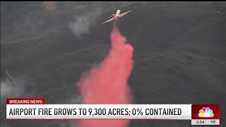 3000 homes in Trabuco Canyon under evac order amid Airport Fire [upl. by Olivie575]