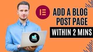 How To Create A Blog Page In WordPress With Elementor Within 2 Mins [upl. by Enomor]