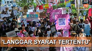 Polis siasat penganjur perarakan wanita 2024 [upl. by Rutter834]