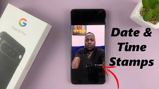 How To Add Date amp Timestamps To Photos On Google Pixel 8  8 Pro [upl. by Aix389]