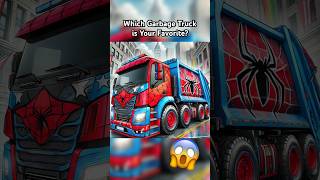 SpiderMan Garbage Truck 🤩 Amazing Super Hero Garbage Trucks [upl. by Einaffyt467]