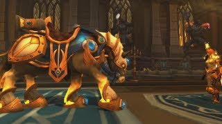 The Story of Highlords Charger  Patch 72 Paladin Class Mount Lore [upl. by Seidel]