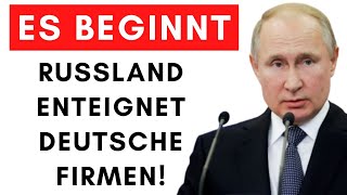 Russland beschlagnahmt 1 Milliarde € von deutscher Firma [upl. by Cresa]