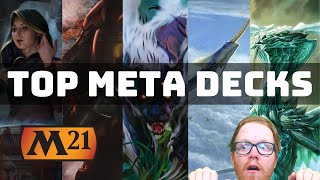 Mtg Arena Standard Meta Decks  M21 BO1 [upl. by Anahir]